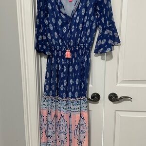 Lilly Pulitzer Long Sleeve Dress Size 4